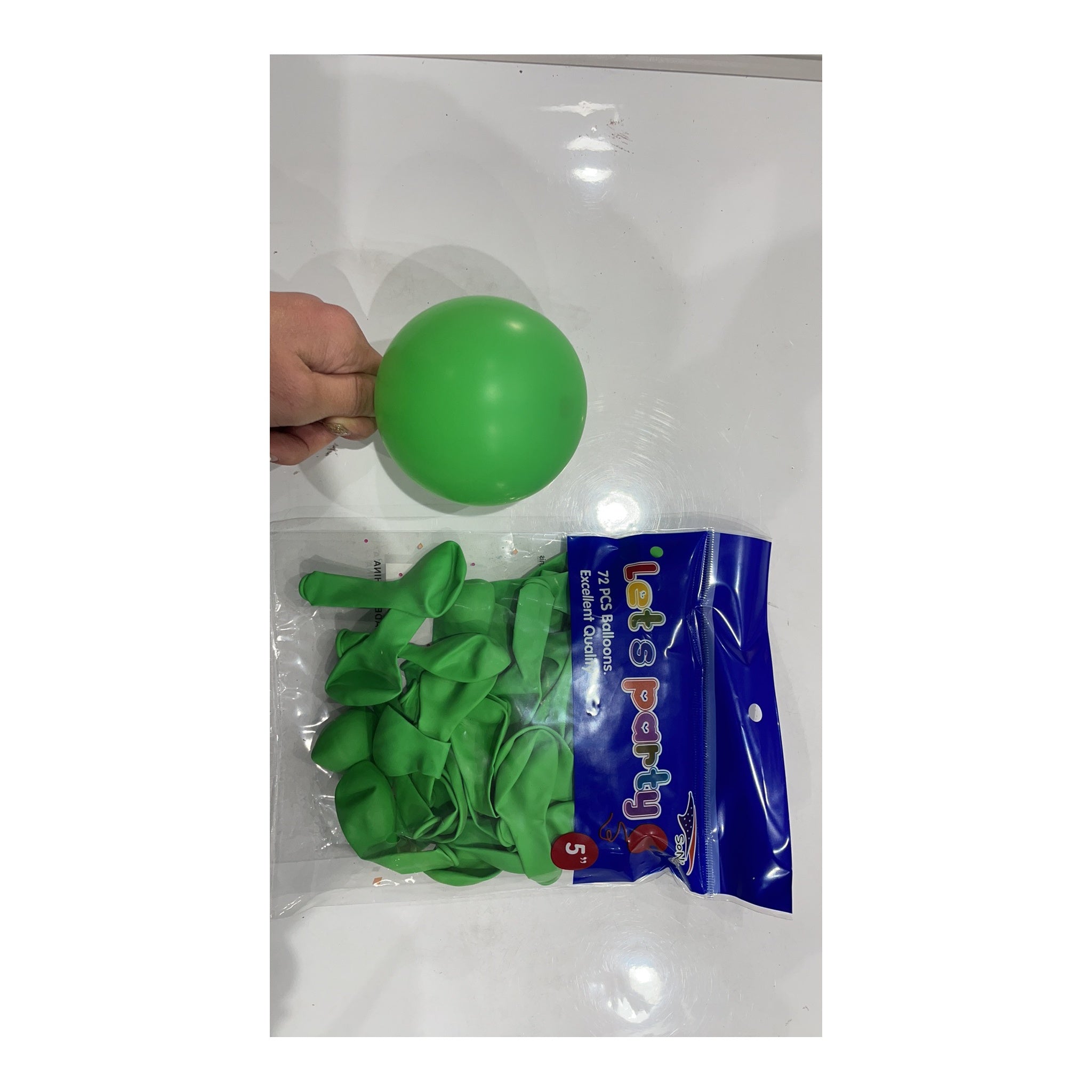 72 ct 5" Balloon Lime Green